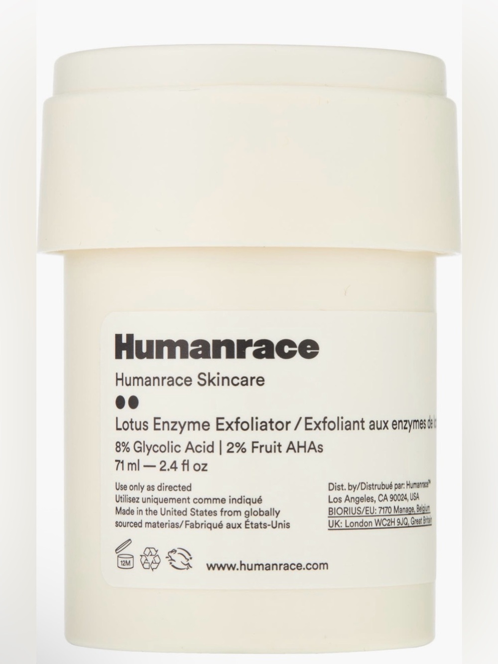 Humanrace Lotus Enzyme Exfoliator – Refill Unit